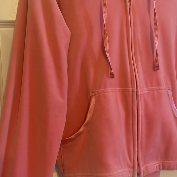 Peach velour tracksuit Med - Picture 3 of 5